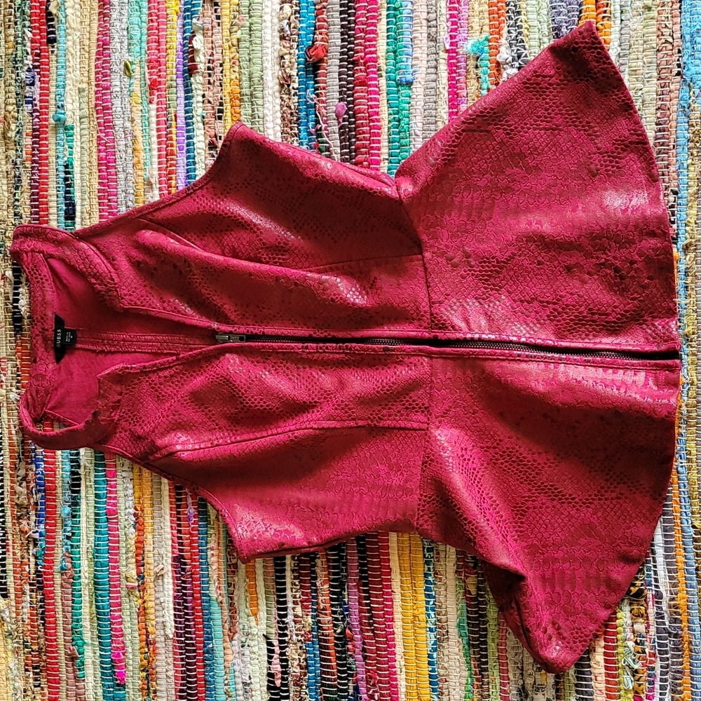 Guess Leather Peplum